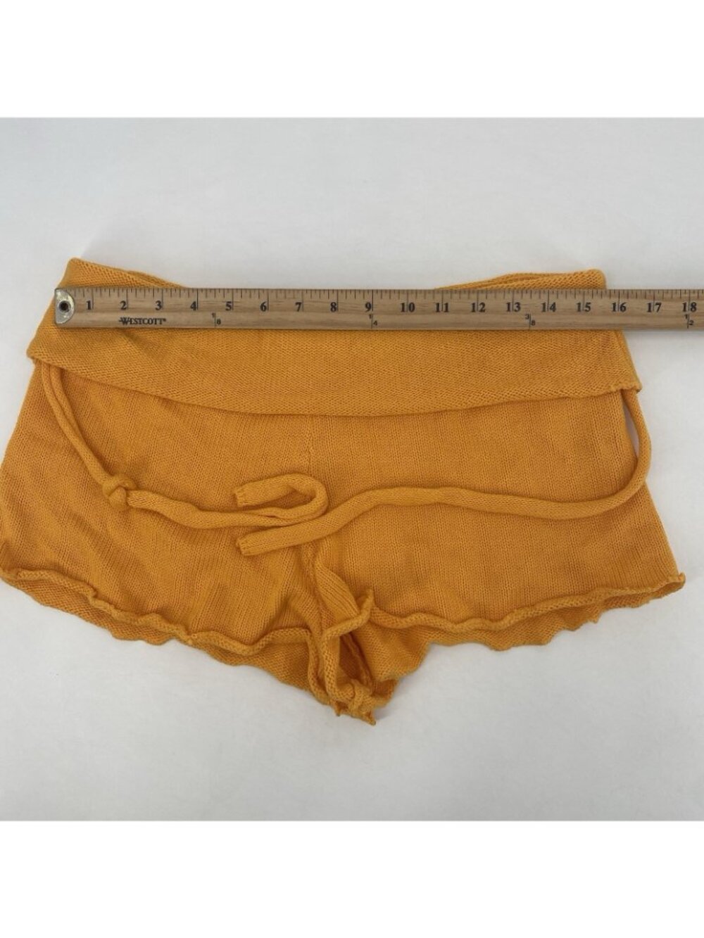 Free People Beach Size M Rita Sweater Knit Shorts in Cali Poppy - Picture 10 of 12